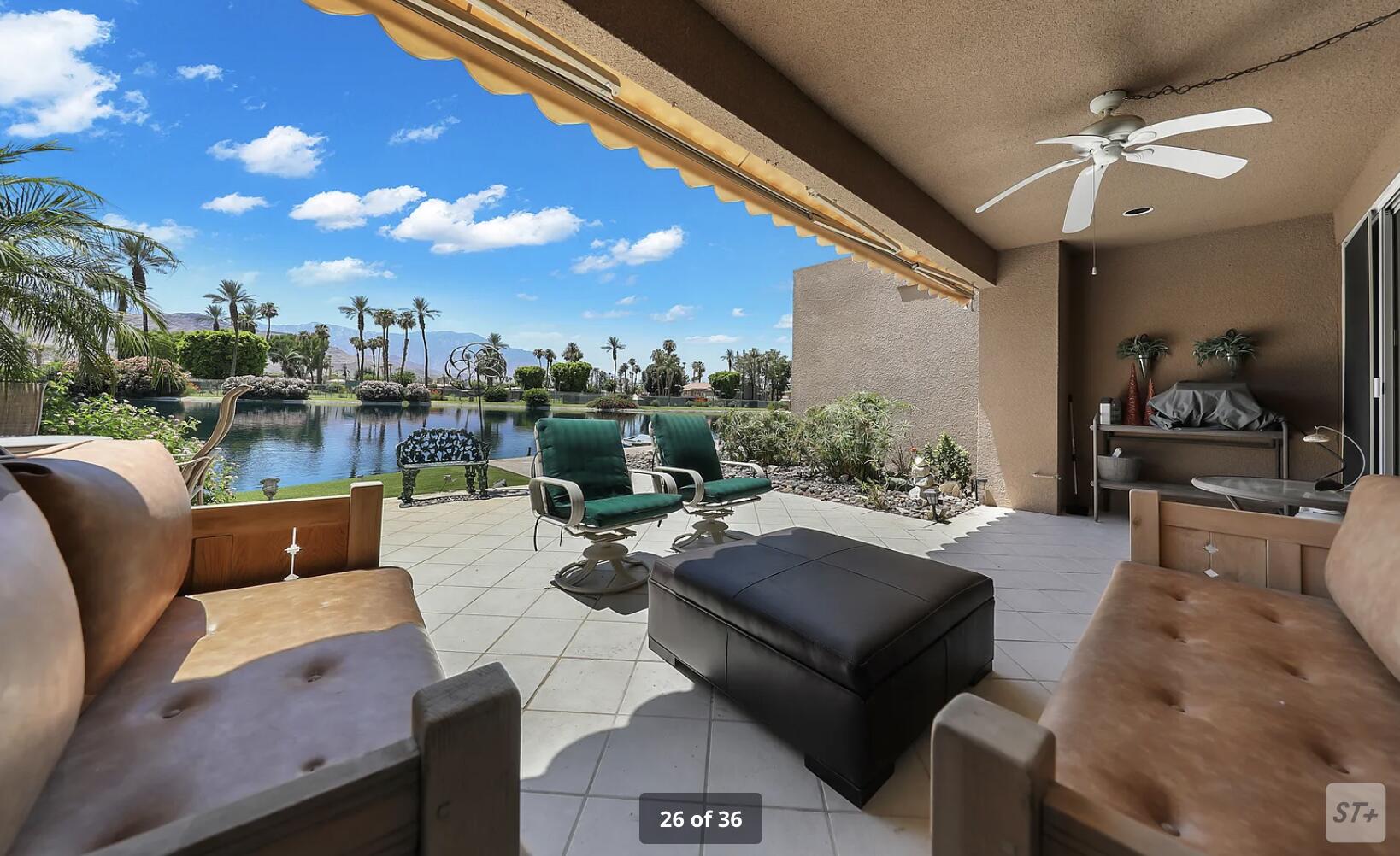141 Lakeshore Drive Rancho Mirage, CA 92270 - Photo 1 of 34 a living room with furniture and a flat screen tv