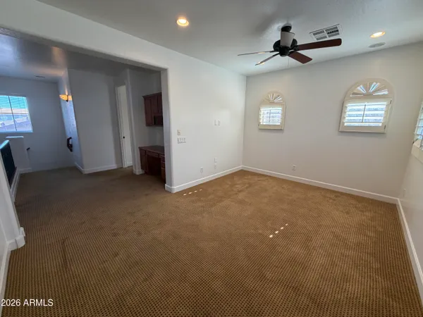 a view of an empty room