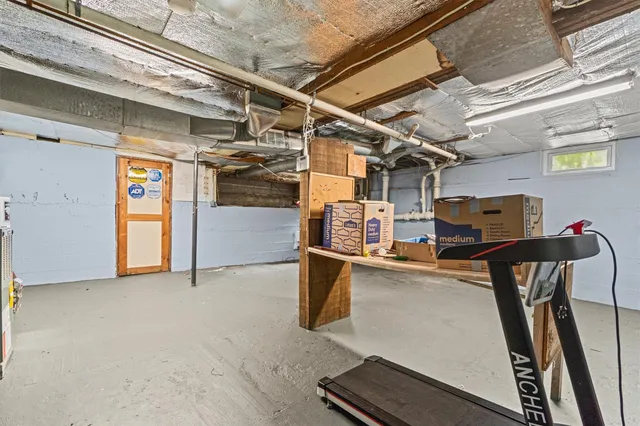 a view of storage and utility room