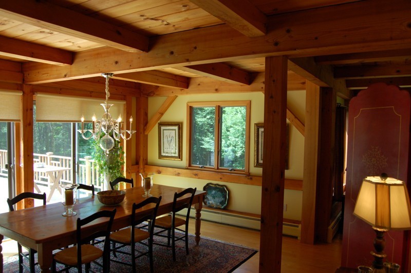 147 Reservoir Road Lenox, MA 01240 - Photo 9 of 31 a view of a dining room with furniture and window
