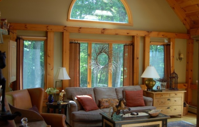 147 Reservoir Road Lenox, MA 01240 - Photo 10 of 31 a living room with furniture and a large window