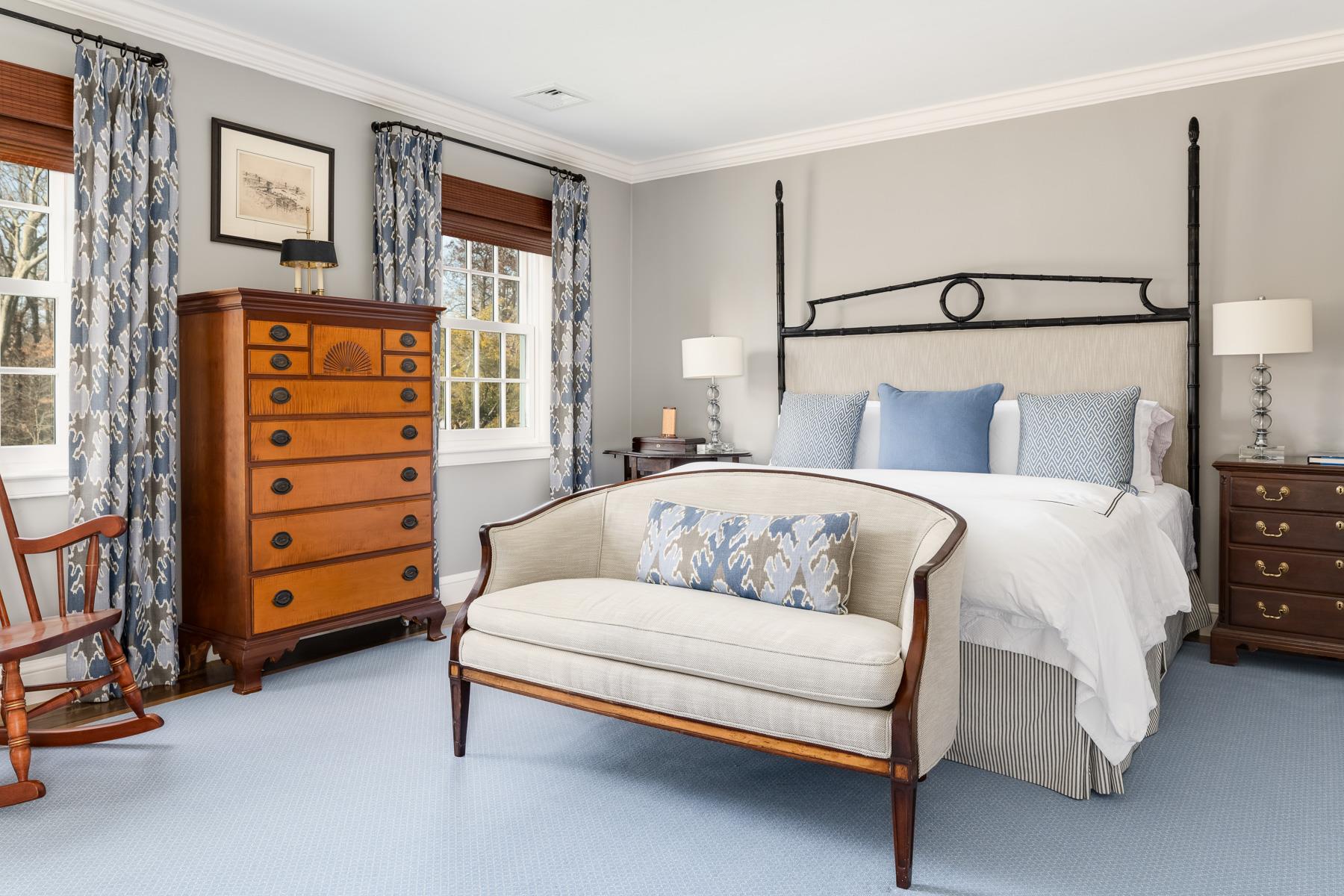 177 Old Briarcliff Road Briarcliff Manor, NY 10510 - Photo 27 of 49 a bedroom with a bed and a night stand