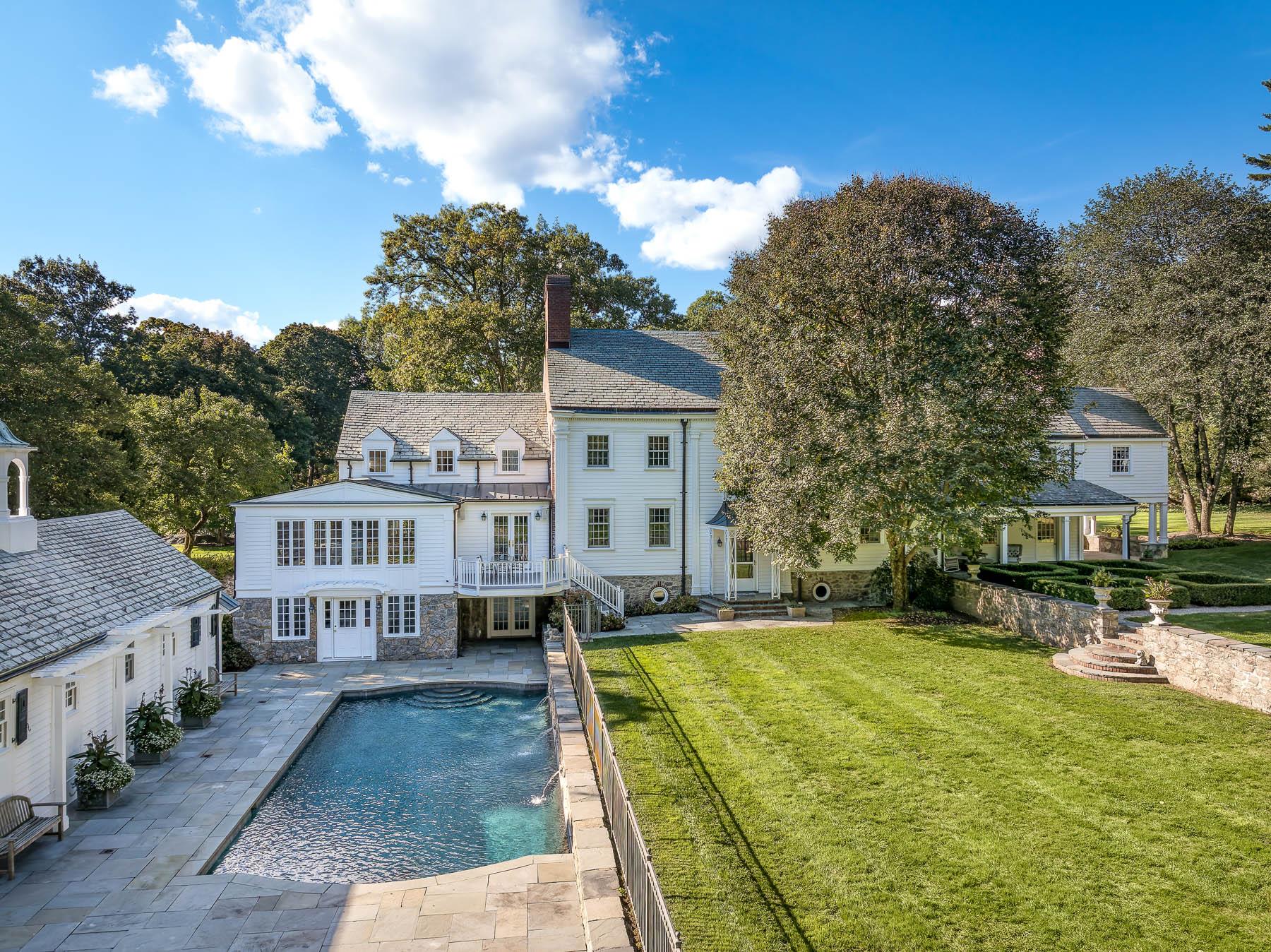 177 Old Briarcliff Road Briarcliff Manor, NY 10510 - Photo 35 of 49 a view of a house with a big yard and large trees