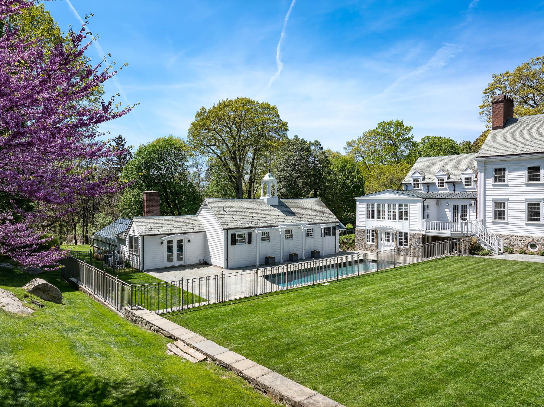 177 Old Briarcliff Road Briarcliff Manor, NY 10510 - Photo 43 of 49 a view of house with a big yard and large trees