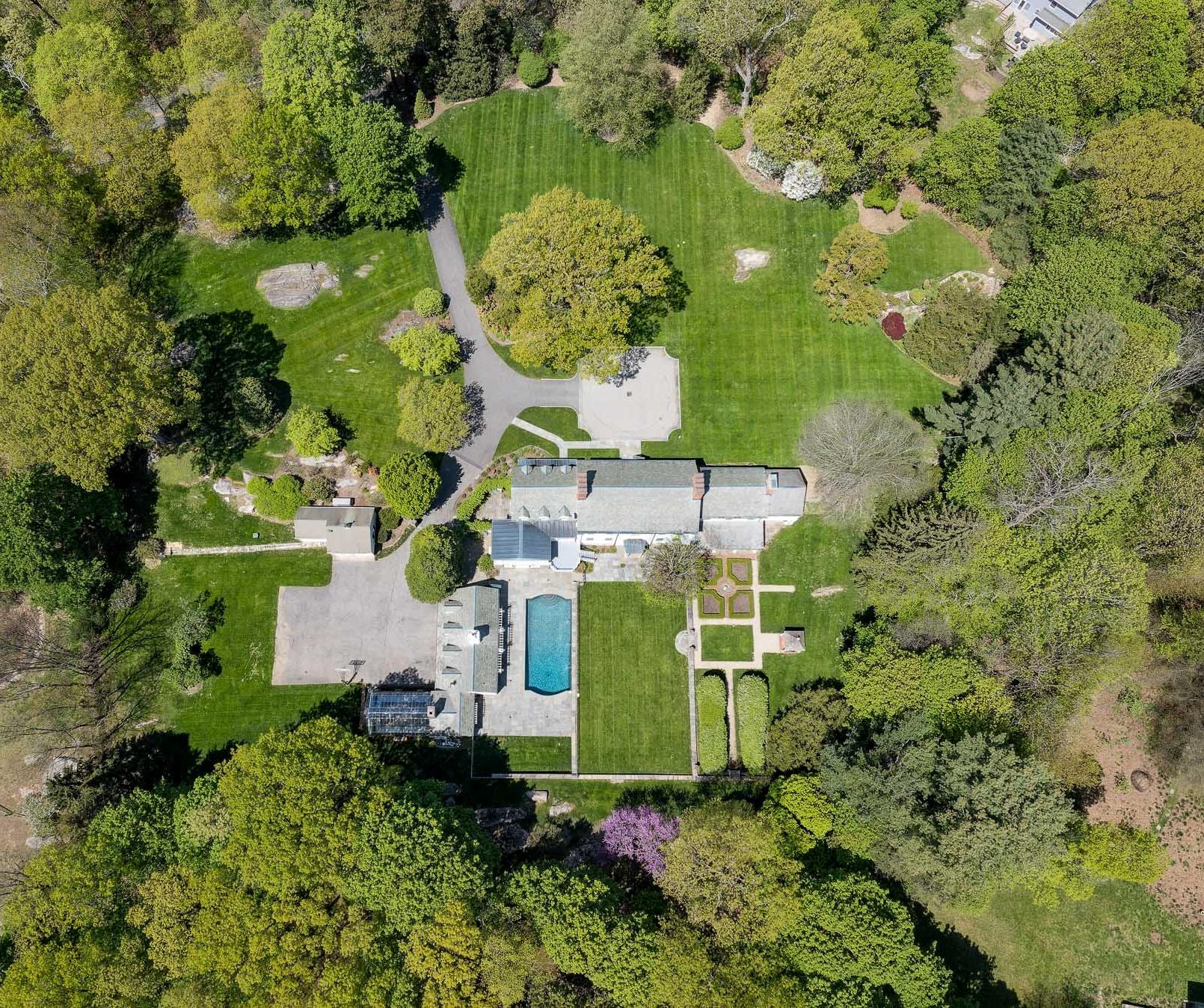 177 Old Briarcliff Road Briarcliff Manor, NY 10510 - Photo 5 of 49 an aerial view of a house with a yard