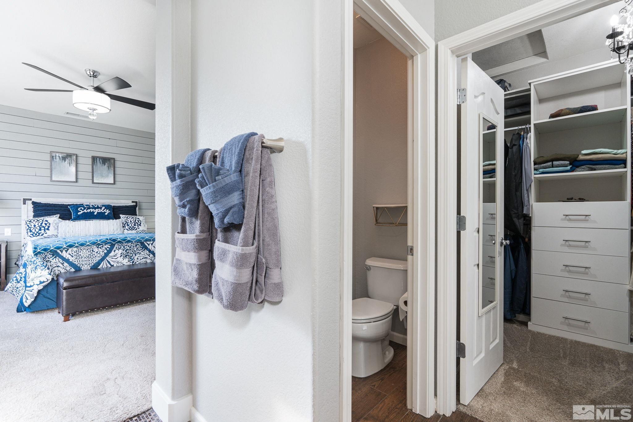 10650 Copper Lake Drive Reno, NV 89521 - Photo 23 of 40 a walk in closet and view of bedroom