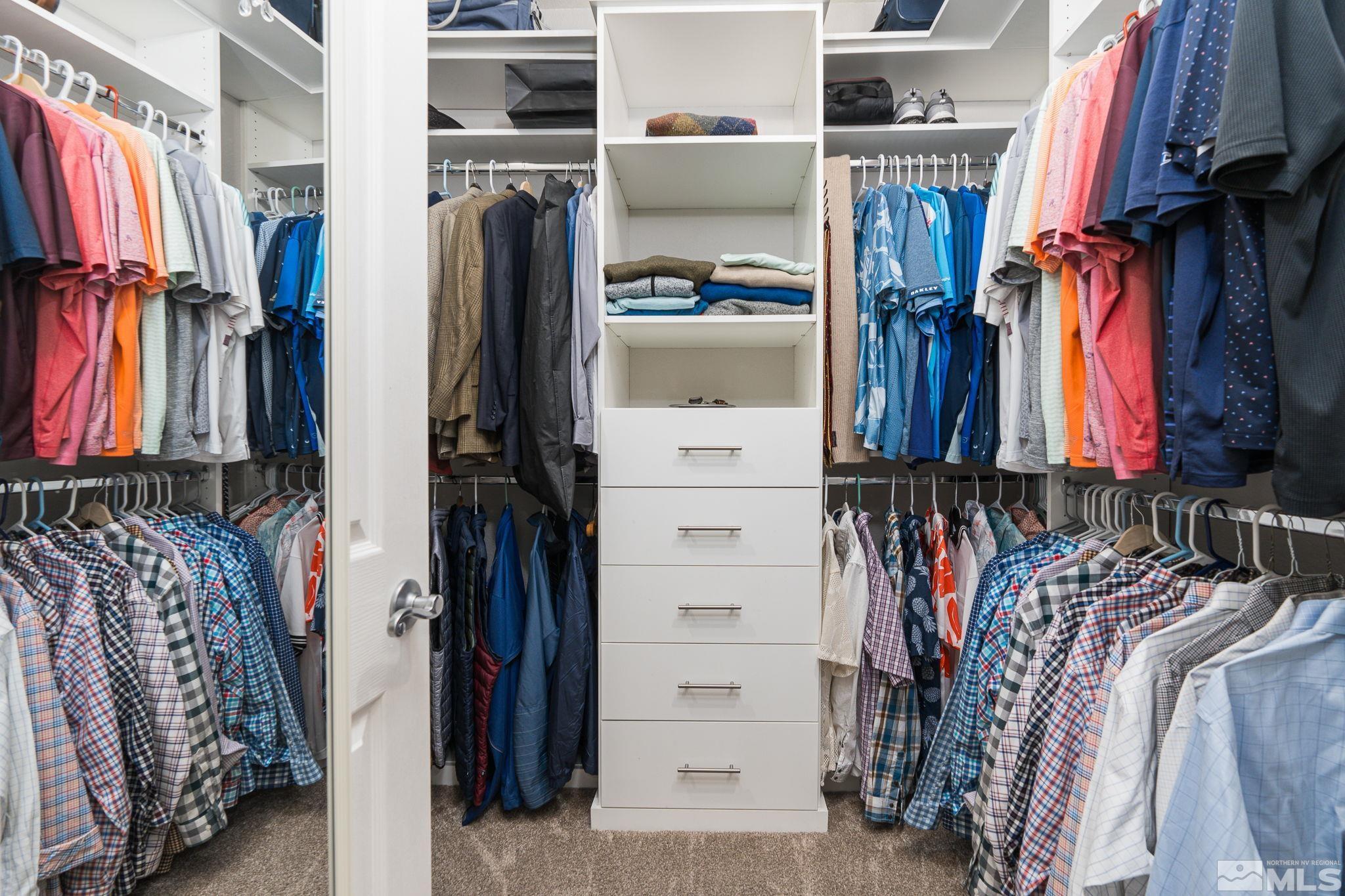 10650 Copper Lake Drive Reno, NV 89521 - Photo 24 of 40 a view of walk in closet with clothes