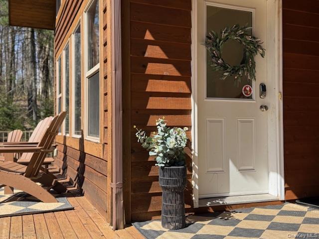 2769 State Rte 55 Bethel, NY 12786 - Photo 3 of 28 front door off the front porch deck