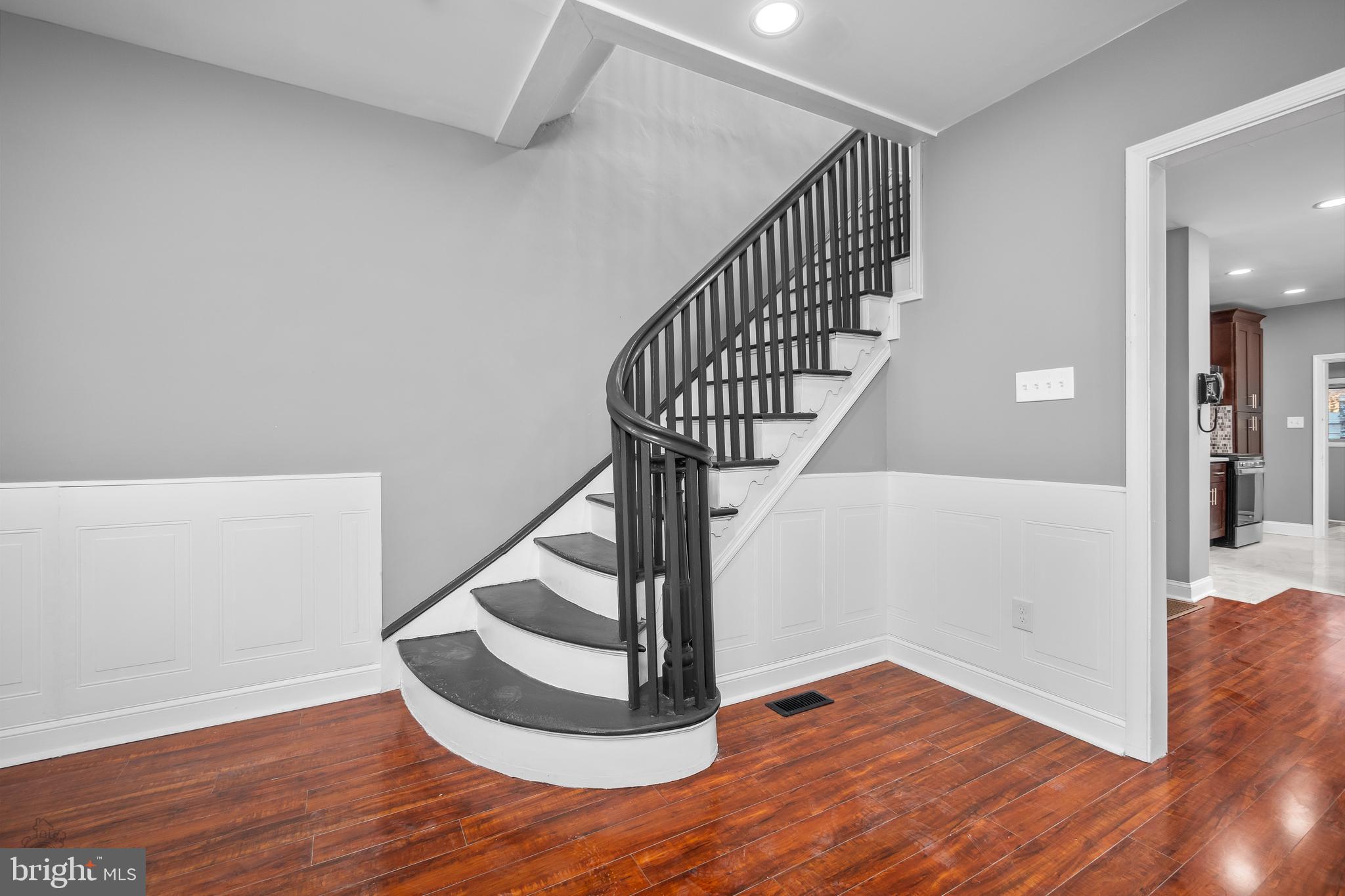 558 East Locust Avenue Philadelphia, PA 19144 - Photo 8 of 33 a view of entryway with wooden floor