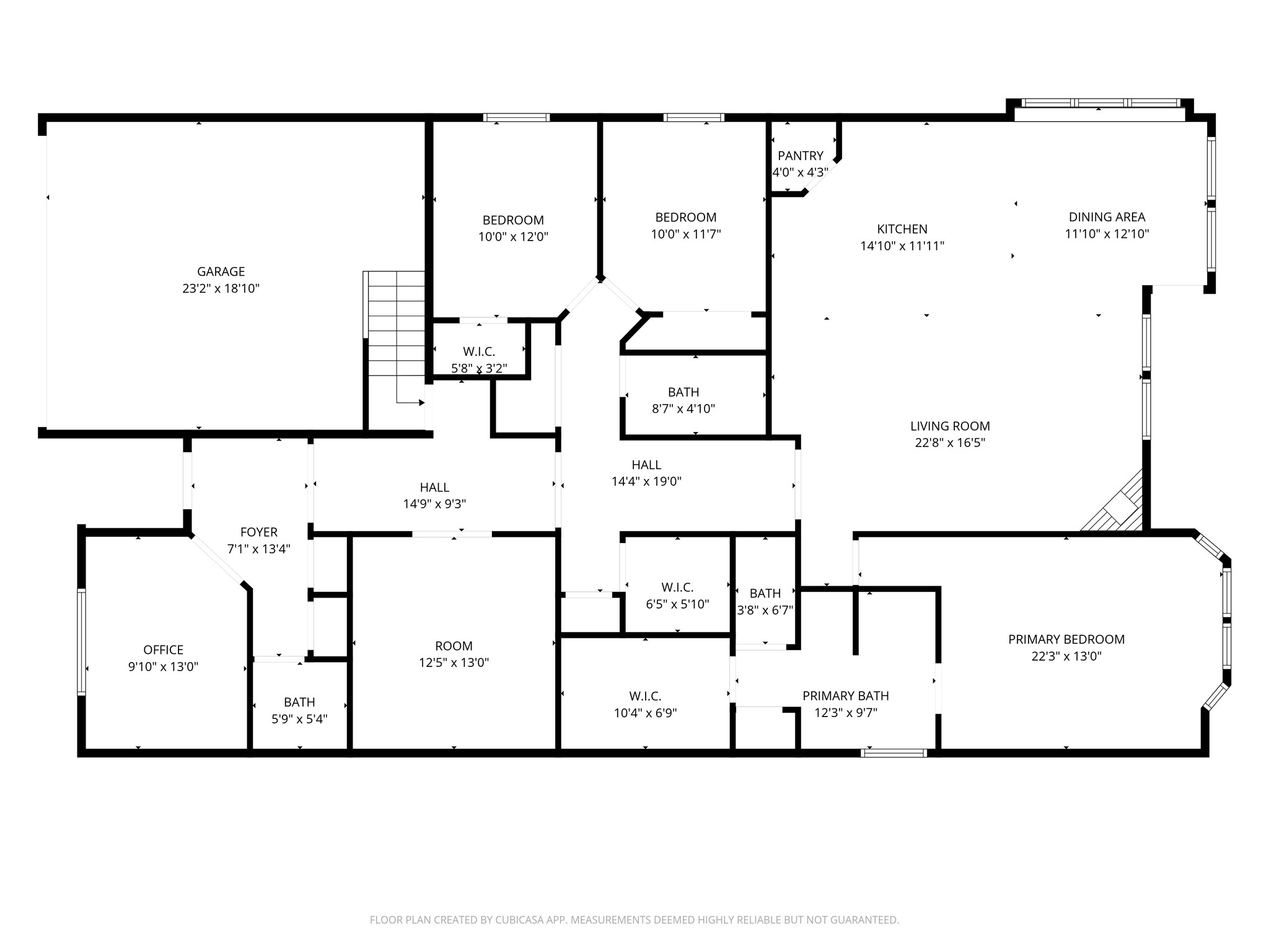 249 Heartleaf Road San Marcos, TX 78666 - Photo 28 of 28 A comprehensive floor plan outlining a spacious single-level residence.