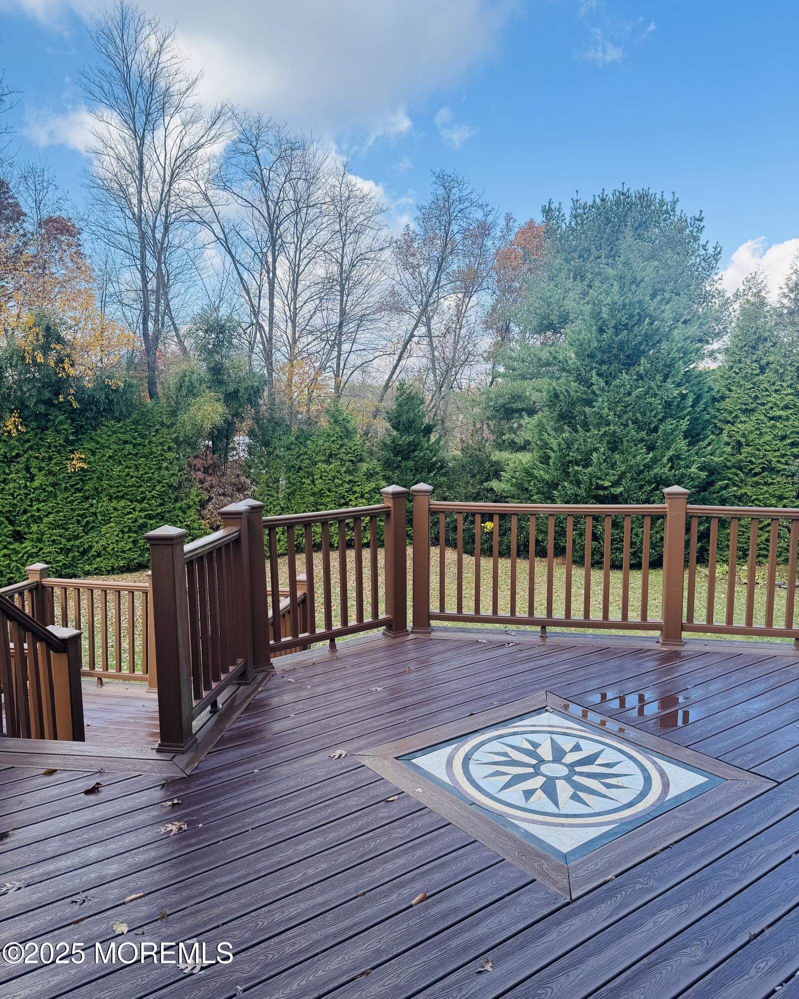 8 Ivy Lane Wrightstown, NJ 08562 - Photo 89 of 106 a view of wooden deck and a backyard
