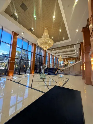 a view of a lake with a big yard