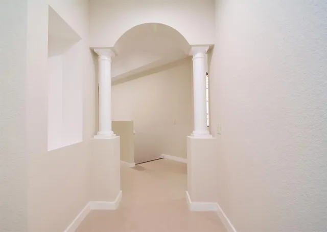 a view of an empty room