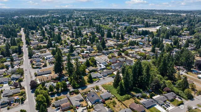 an aerial view of a city with lots of residential buildings