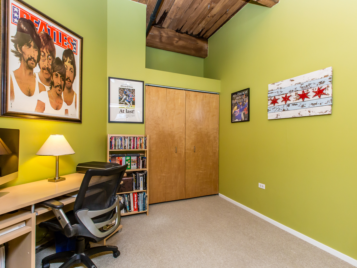 1500 West Monroe Street, Unit 524 Chicago, IL 60607 - Photo 14 of 20 a view of a workspace with furniture and toys