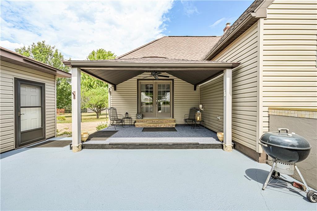 209 Holly Place Road Mount Pleasant, PA 15666 - Photo 8 of 49 BETTER VIEW OF THE SIDE PORCH FROM COURTYARD