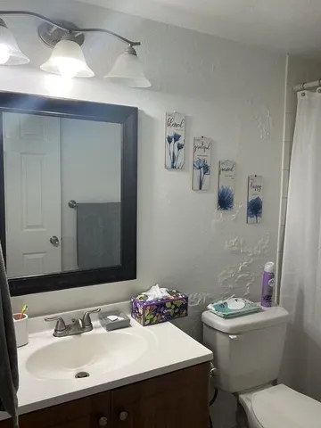 a bathroom with a sink and a toilet