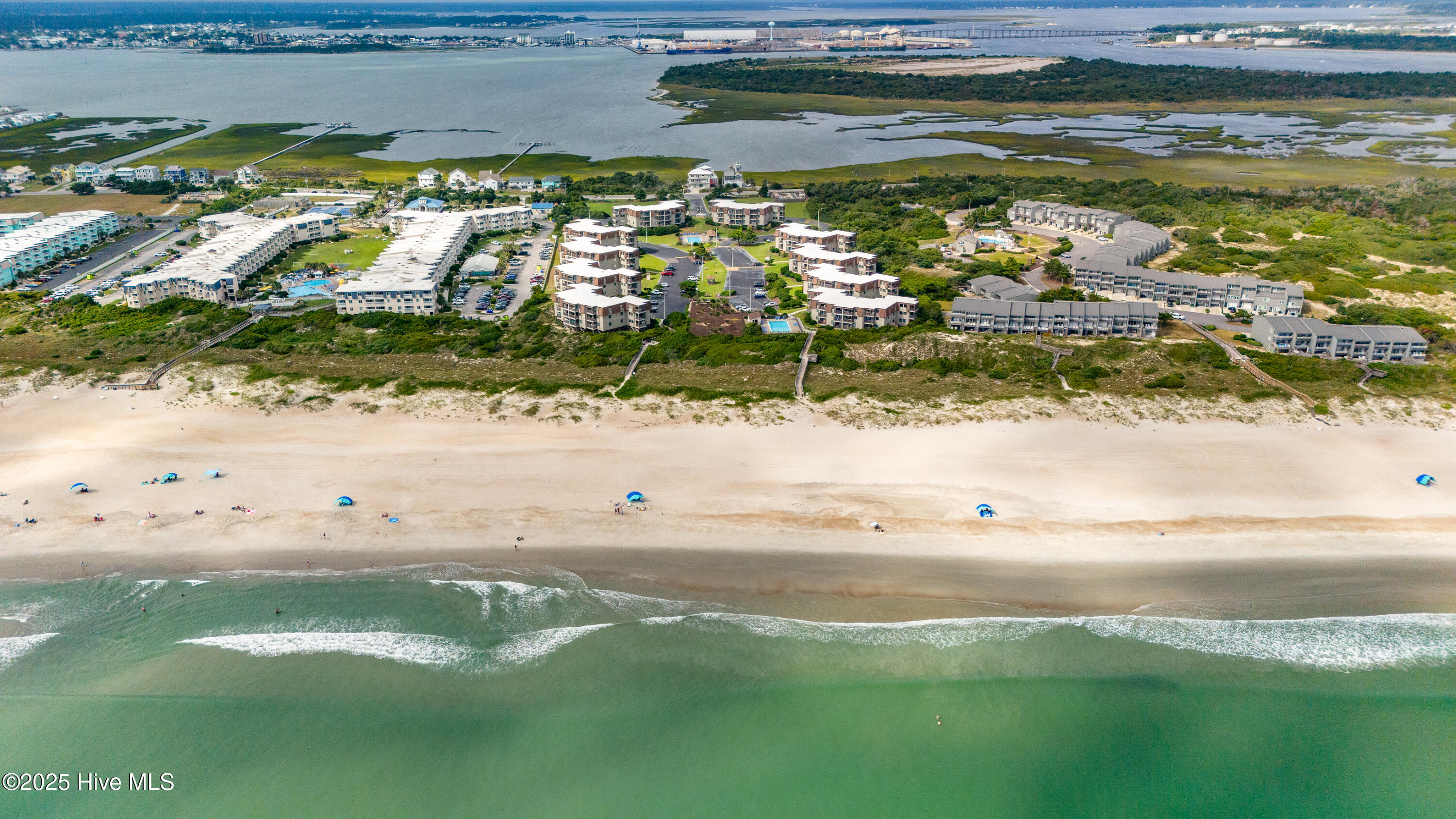 2008 East Fort Macon Road, Unit H16 Atlantic Beach, NC 28512 - Photo 28 of 41 Aerial Beach View