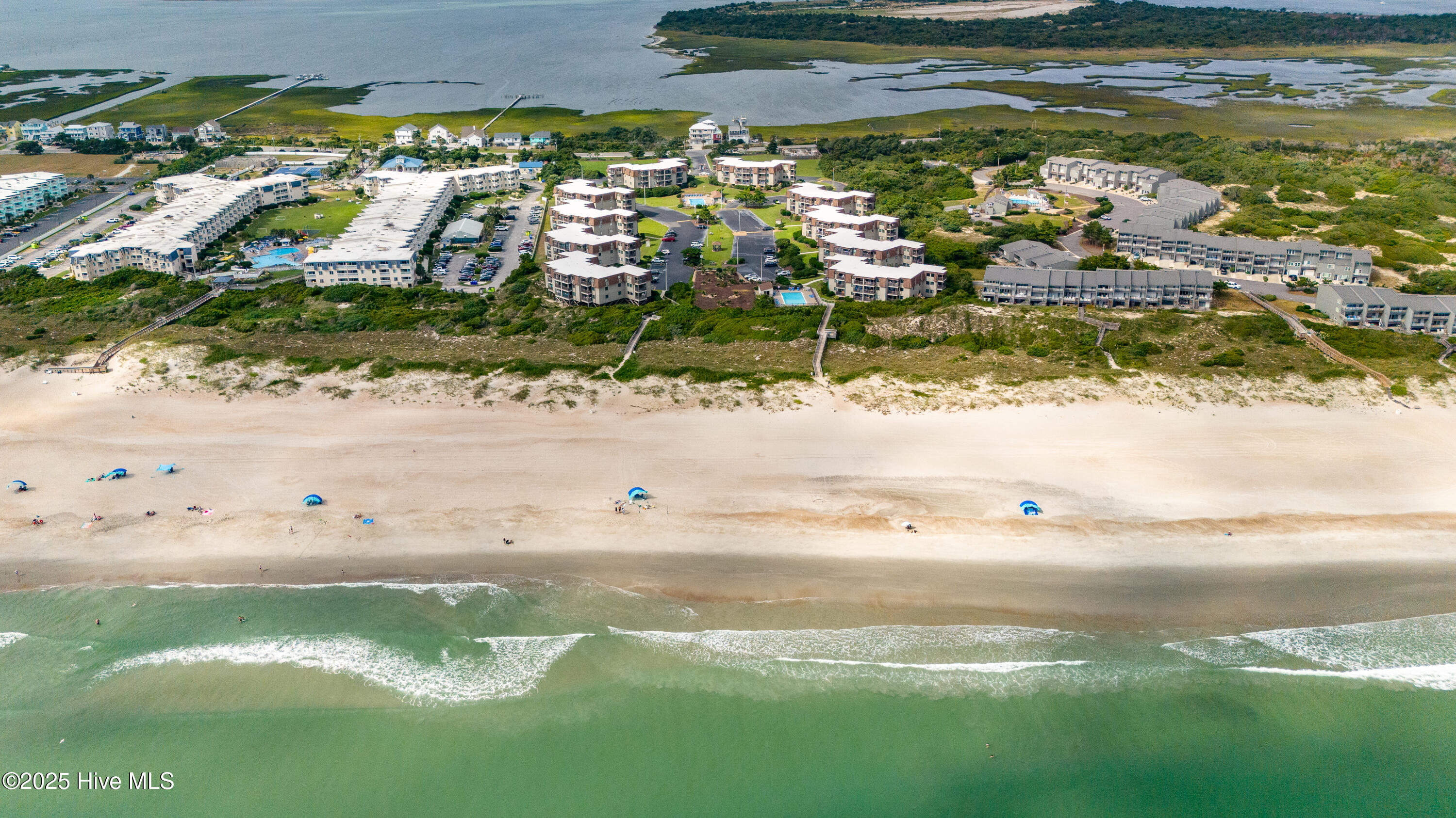 2008 East Fort Macon Road, Unit H16 Atlantic Beach, NC 28512 - Photo 29 of 41 Aerial Beach View