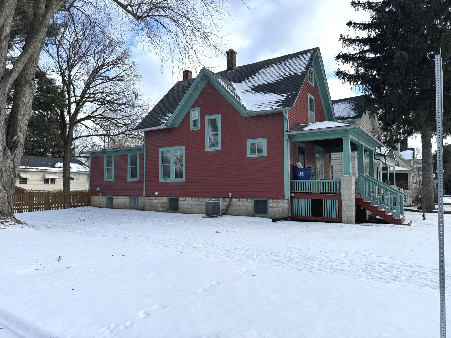 340 North Wright Street Naperville, IL 60540 - Photo 1 of 1 a view of a house with a snow in the yard