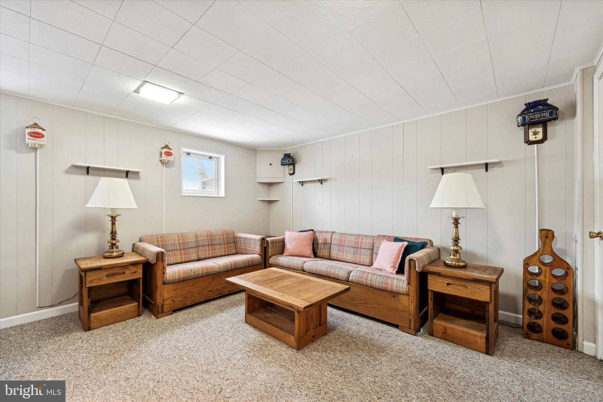 8711 Old Line Road Philadelphia, PA 19128 - Photo 19 of 25 Cozy basement retreat with warm wood accents.