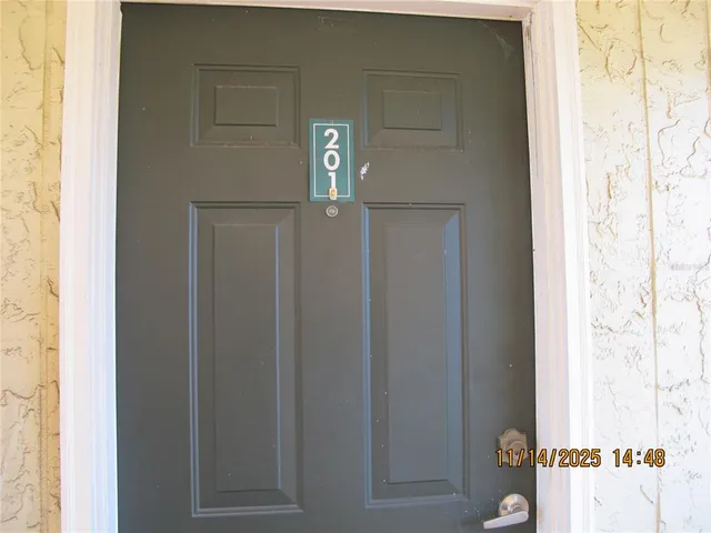 a view of a front door