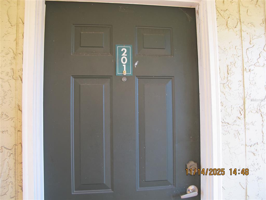 a view of a front door