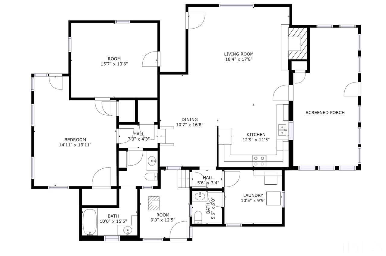 4762 Farrell Road Sanford, NC 27330 - Photo 17 of 18 a picture of floor plan