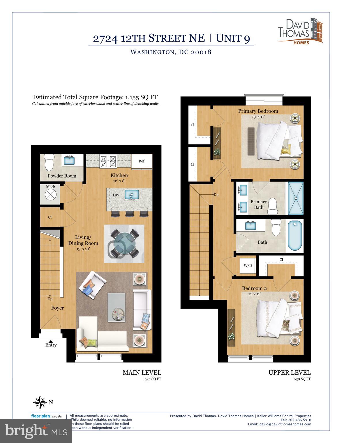 2724 12th Street Northeast, Unit 9 Washington, DC 20018 - Photo 17 of 17 Floor Plan