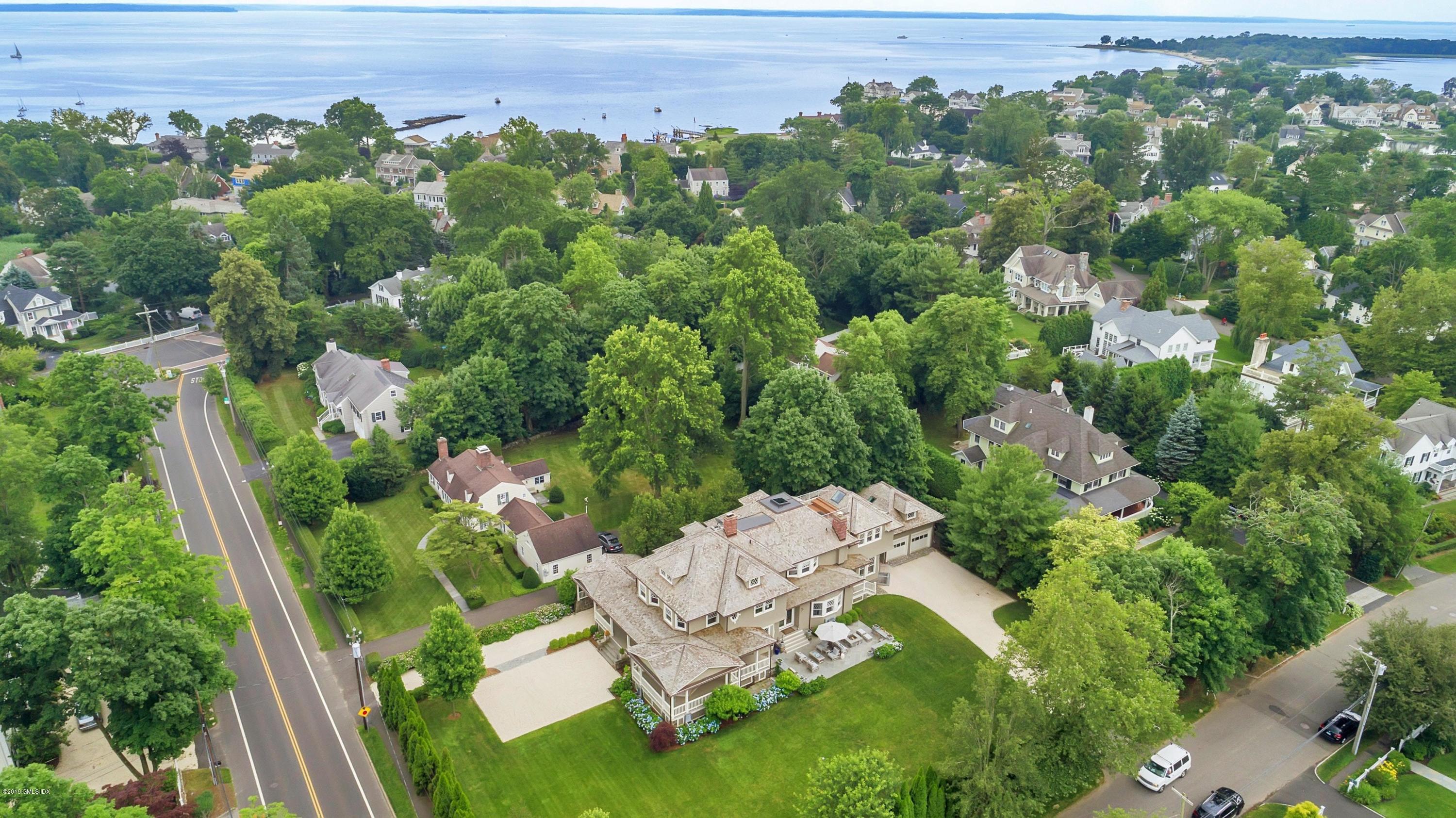 2 Keofferam Road Old Greenwich, CT 06870 - Photo 4 of 27 an aerial view of a house with a yard