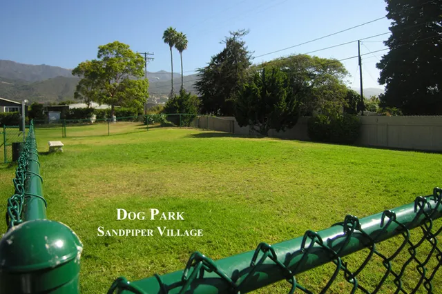 an outdoor space with seating