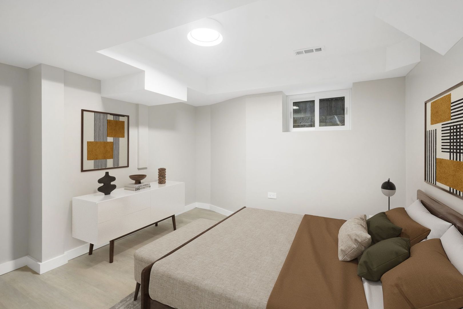 6129 North Ravenswood Avenue, Unit 1 Chicago, IL 60660 - Photo 28 of 33 a bedroom with a bed and window