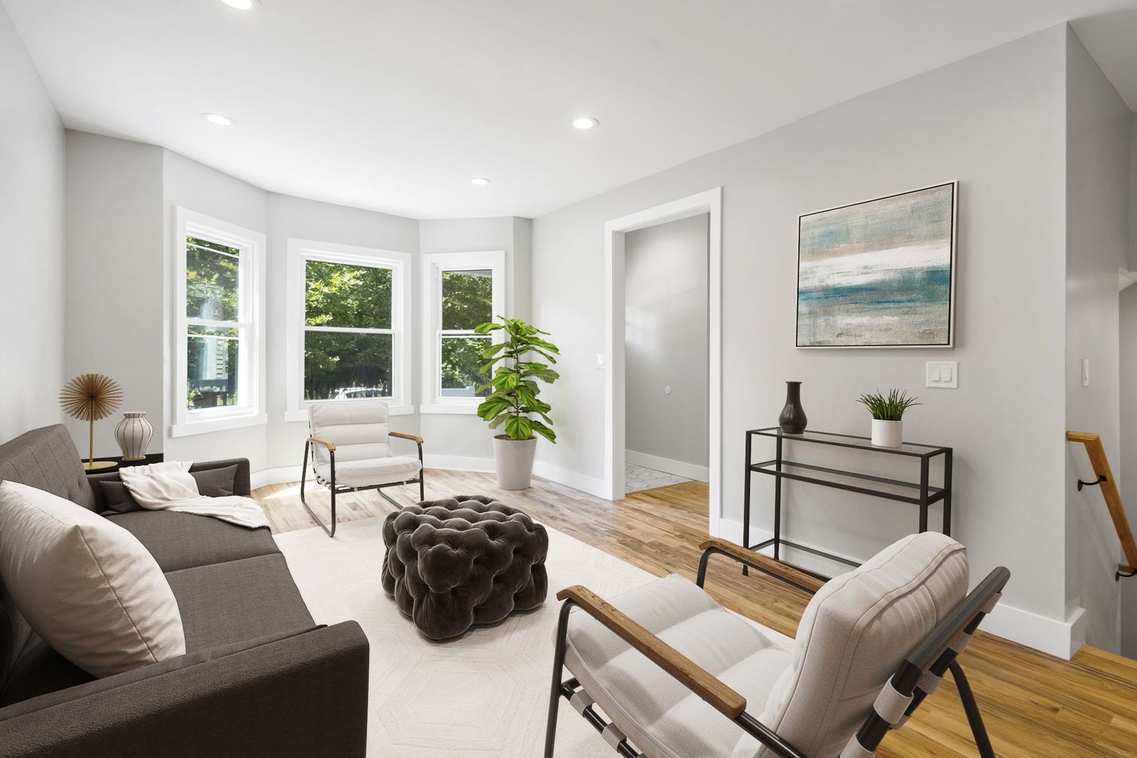 6129 North Ravenswood Avenue, Unit 1 Chicago, IL 60660 - Photo 4 of 33 a living room with furniture and a window