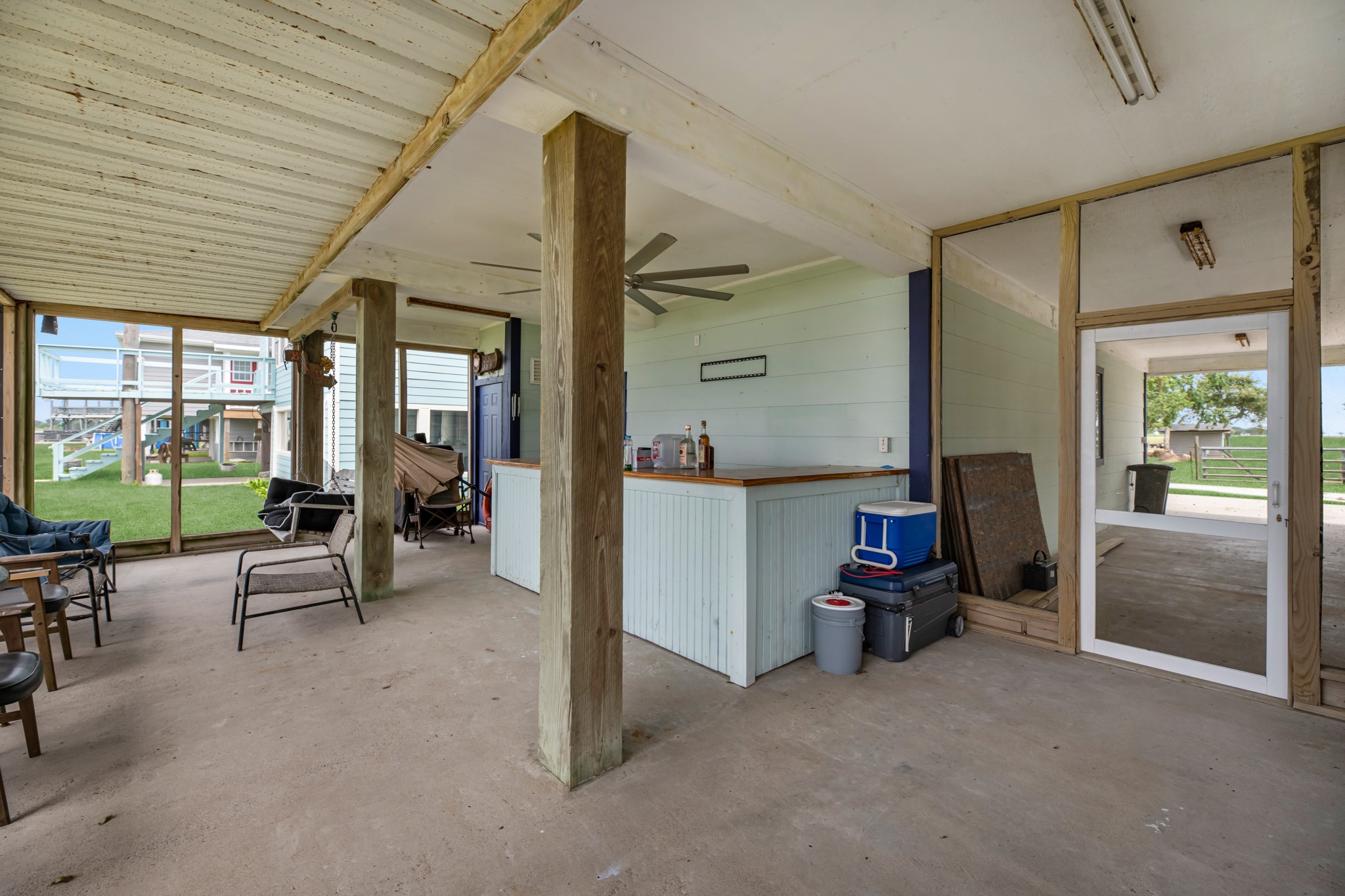 211 Captains Road Anahuac, TX 77514 - Photo 35 of 39 a living room with furniture