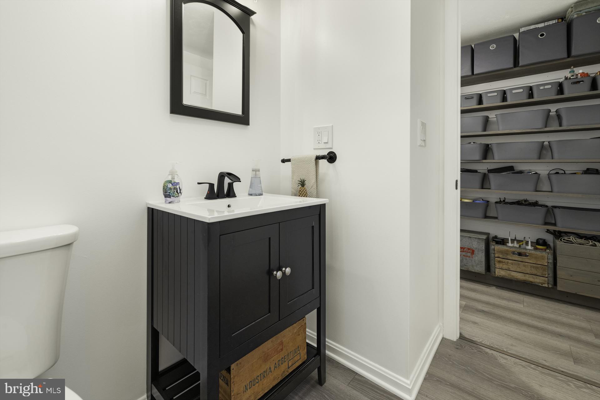 229 Boy Scout Road New Oxford, PA 17350 - Photo 11 of 73 a bathroom with a sink a toilet and a mirror