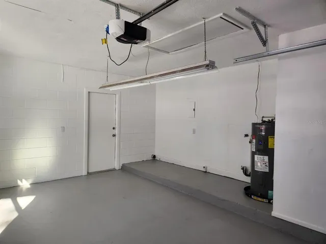 a view of a room with rack and racks on the wall