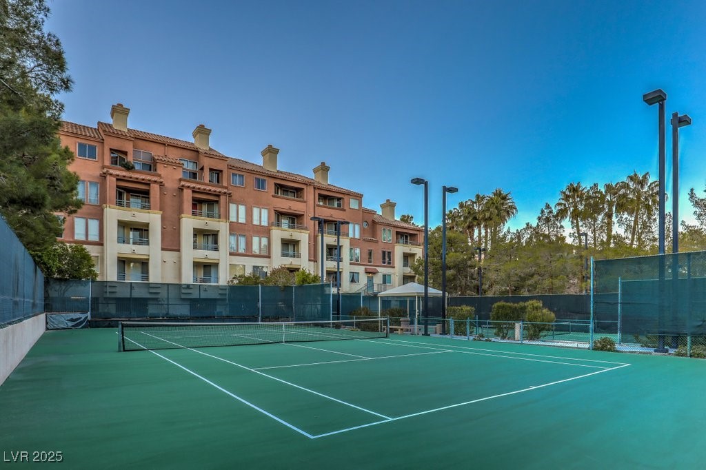 270 East Flamingo Road, Unit 115 Las Vegas, NV 89169 - Photo 29 of 29 View of tennis court featuring community basketball court