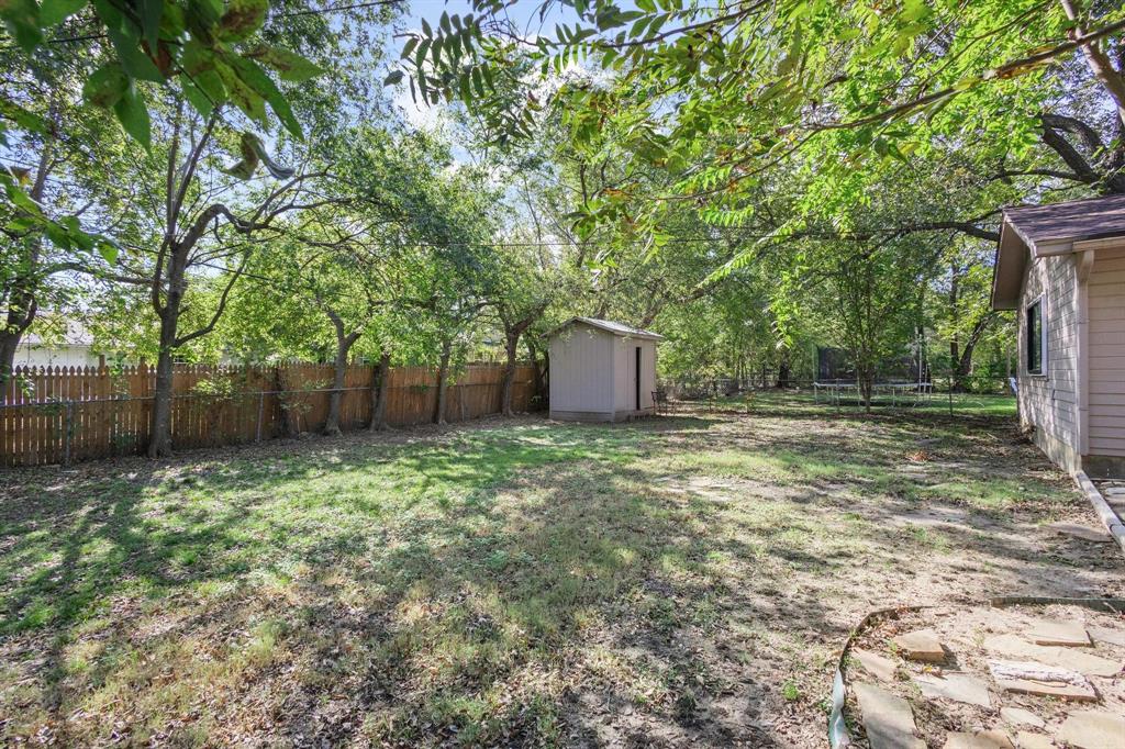 1704 West Birge Street Sherman, TX 75092 - Photo 23 of 23 a backyard of a house with lots of green space