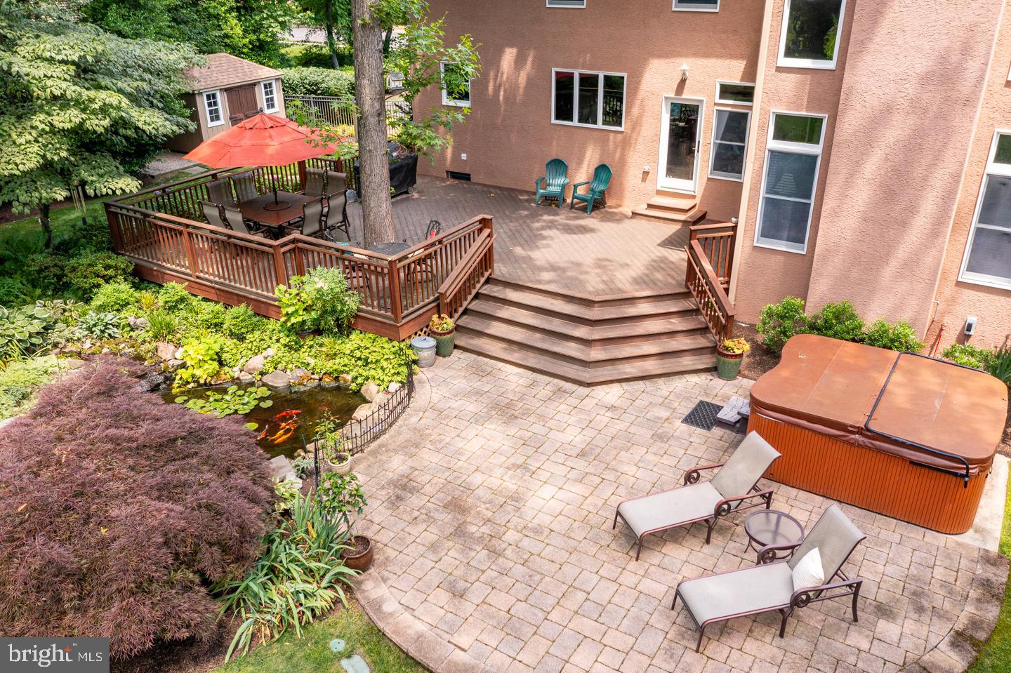 4 Bennington Drive Medford, NJ 08055 - Photo 3 of 44 IPE custom wood deck and paver patio