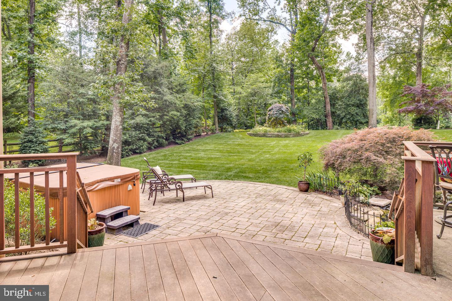 4 Bennington Drive Medford, NJ 08055 - Photo 33 of 44 Views from the deck and paver patio