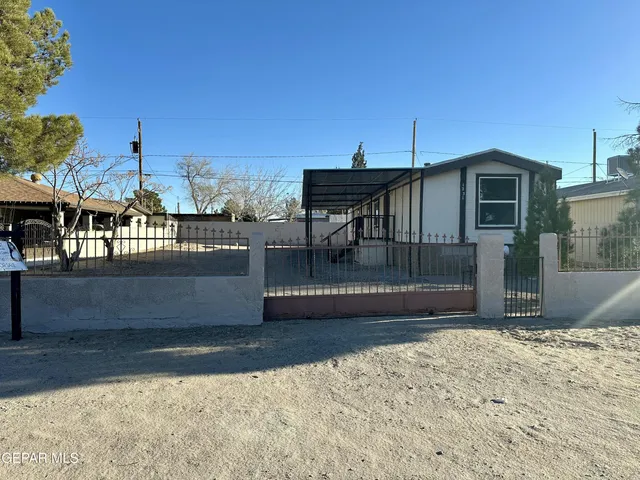 a view of a terrace with a bench