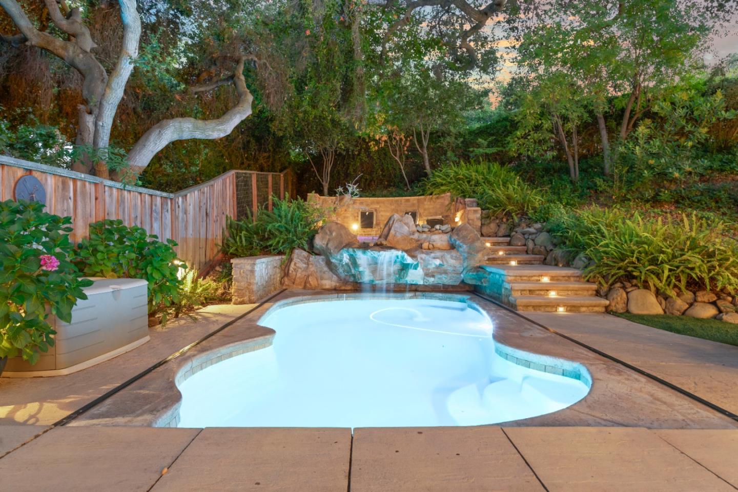 10495 Scenic Boulevard Cupertino, CA 95014 - Photo 24 of 30 a view of a swimming pool with a patio