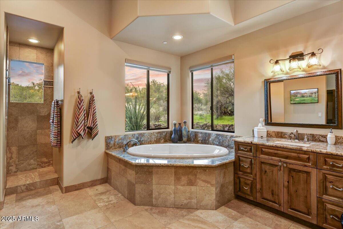 37021 Lazy Burro Road Carefree, AZ 85377 - Photo 13 of 46 -Primary Bathroom