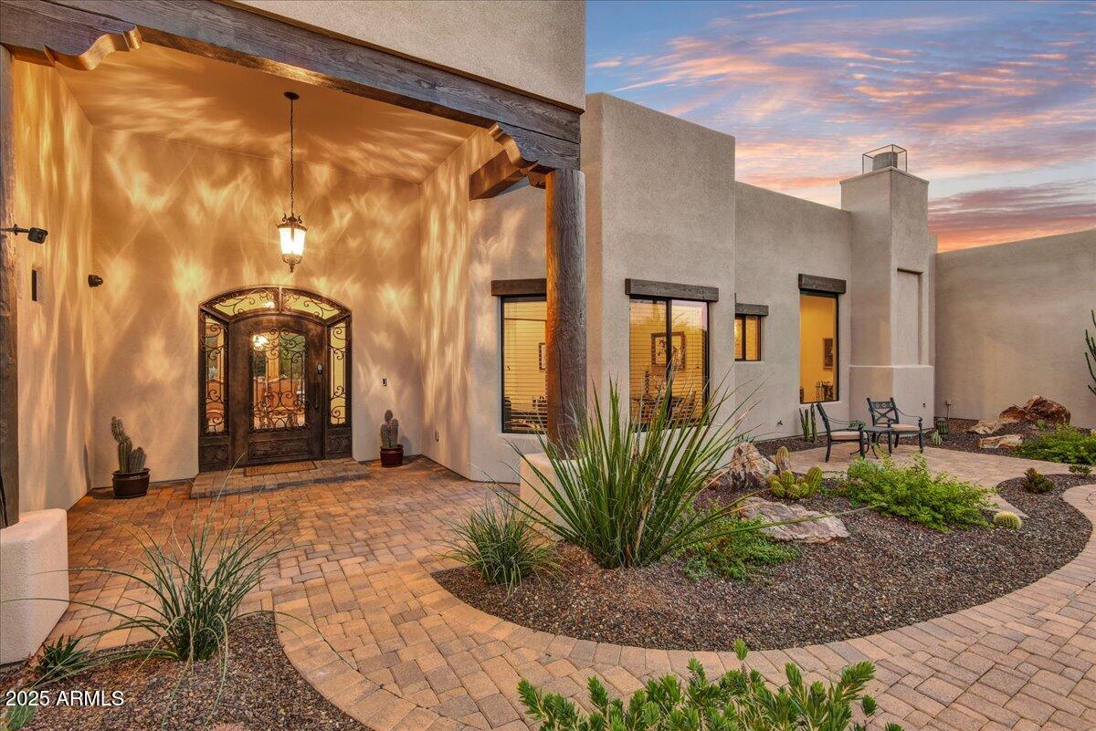 37021 Lazy Burro Road Carefree, AZ 85377 - Photo 36 of 46 Front Entrance