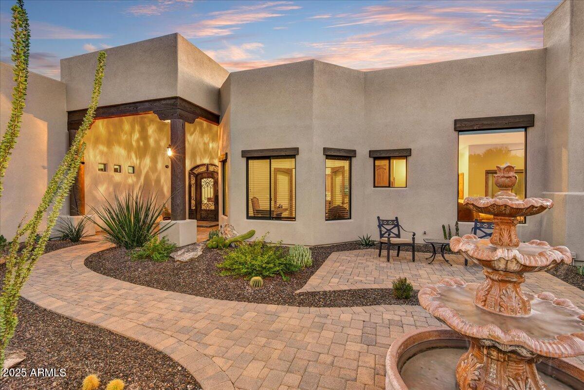 37021 Lazy Burro Road Carefree, AZ 85377 - Photo 37 of 46 Front Courtyard