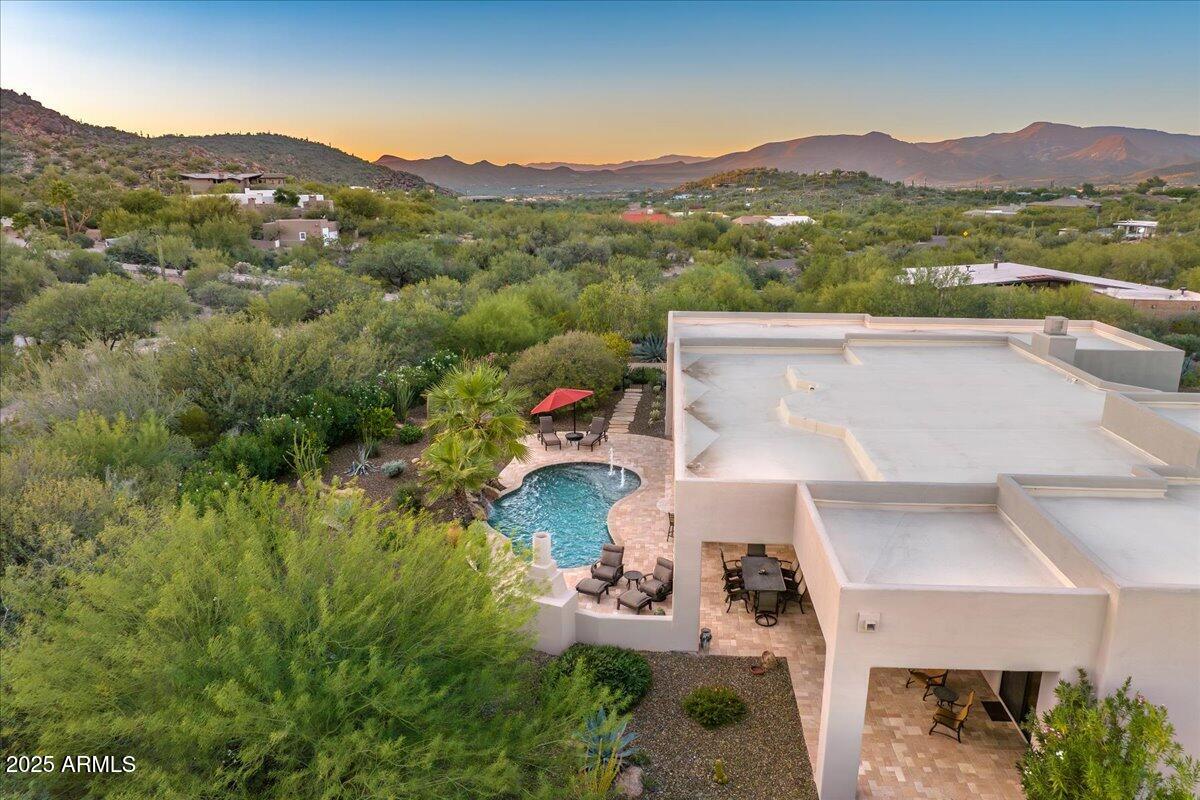 37021 Lazy Burro Road Carefree, AZ 85377 - Photo 45 of 46 Aerial View 2 (1)