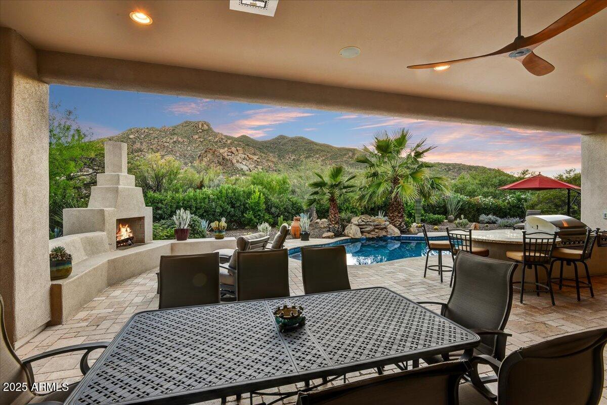 37021 Lazy Burro Road Carefree, AZ 85377 - Photo 5 of 46 -Patio View