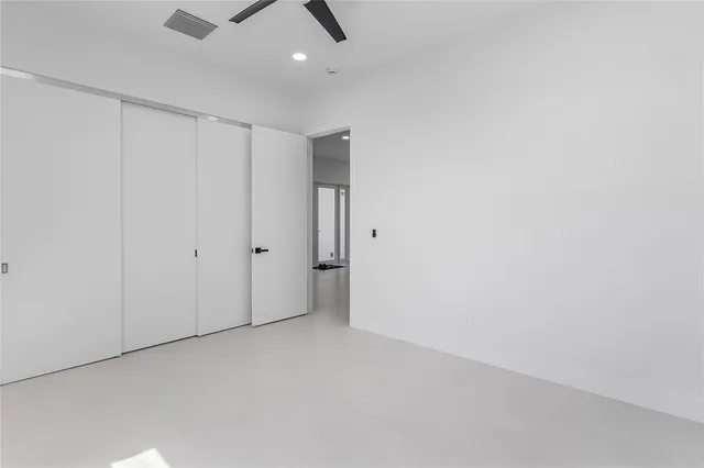 a view of an empty room