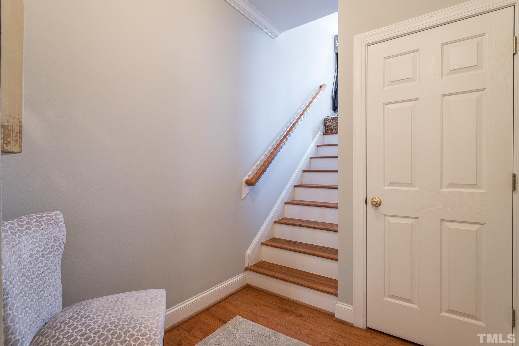 1311 Cameron View Court Raleigh, NC 27607 - Photo 25 of 33 a view of entryway with stairs