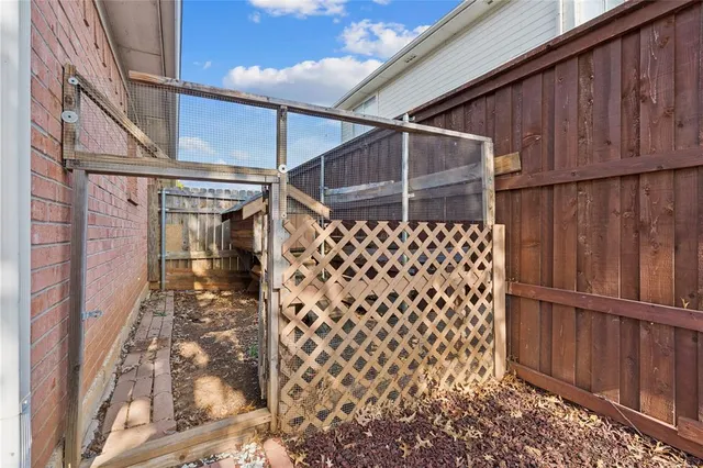 a view of outdoor space with wooden deck